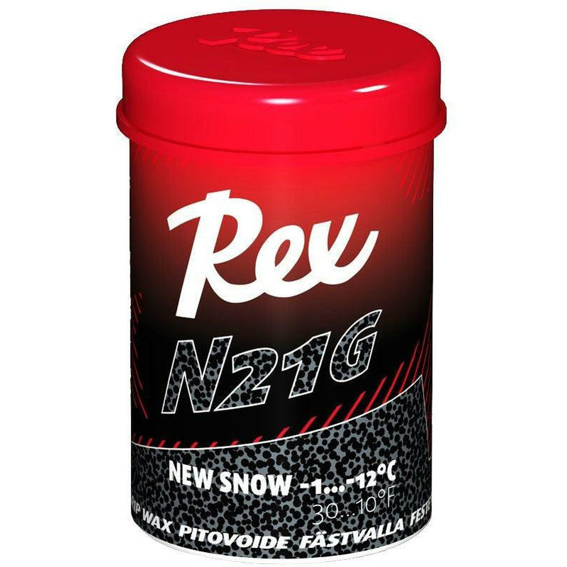 Rex N21G Black new snow grip wax (stick, 45g) - Caldwell Sport E