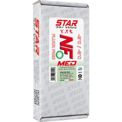 Star NF Med (NF4) Non-Fluoro Glide Wax (block, 250g)