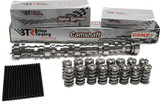 Cam Style:Hydraulic roller tappet
Intake Duration at 050 inch Lift:226
Exhaust Duration at 050 inch Lift:231
Duration at 050 inch Lift:226 int./231 exh.
Intake Valve Lift with Factory Rocker Arm Ratio:0.605 in.
Exhaust Valve Lift with Factory Rocker Arm Ratio:0.598 in.
Valve Lift with Factory Rocker Arm Ratio:0.605 int./0.598 exh.
Lobe Separation (degrees):113
Camshaft Gear Attachment:3-bolt
Computer-Controlled Compatible:Yes
Lifters Included:No
Valve Springs Included:Yes
Valve Spring Style:Standard
Outside Diameter of Outer Spring (in):1.306 in.
Retainers Included:Yes
Locks Included:Yes
Valve Stem Seals Included:Yes
Timing Chain and Gears Included:No
Assembly Lubricant Included:No
Pushrods Included:Yes
Intake Overall Length (in):7.400 in.
Exhaust Overall Length (in):7.400 in.
Rocker Arms Included:No
Gaskets Included:No
Valve Springs Required:Yes
Includes steel retainers and black valve stem seals. Timing advanced 4 degrees (113+4 LSA). Please confirm pushrod length for specific head, camshaft, and rocker arm combinations before purchase. Excellent choice for cathedral port 5.3L/6.0L with a wide range of turbochargers.