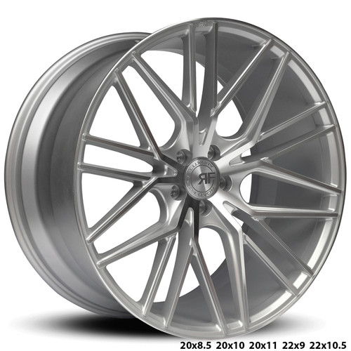 Sexify your Mercedes-Benz, BMW or Porsche
Available Finishes: Gloss black & Silver Machine face. These are hubcentric, and can use the OEM Caps. Pictured here is the lowered Mercedes-Benz CL550  on staggered 22". TPMS compatible and ride and drives like a dream!


