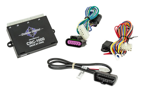 Direct plug-in cruise control for GM LS drive-by-wire engines, the CRC Series plugs directly into your OEM LS throttle pedal for not only simple installation, but reliable operation and connectivity. Self-learning calibration makes this system a snap to use, with no DIP switches or charts to follow!
The CRC-1000 obtains its information from the included diagnostic connector and throttle pedal connections, allowing an extremely simple installation for drive-by-wire GM CAN bus applications. The CRC-1000 is ideal for applications using all matched OEM drivetrain control components.

Fits GM LS (V8) applications from 2006 - current (except Pontiac GTO & G8 applications).

GM bolt-on turn signal stalk is supplied (Handle 3). Inputs for power, ground, and a connection to your existing brake light switch are all that is required. Additionally, an output is provided for a cruise-on indicator.