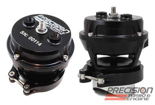 PTE Blow-Off Valve. Precision Turbo and Engine PTE blow-off valves are good for your turbo. They offer several styles to meet your performance needs. All are meticulously crafted from billet aluminum and finished with a durable black anodize for high-quality looks and performance. 