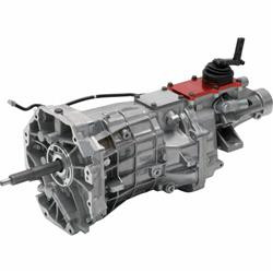Got a hankering for heavy-duty performance? Chevrolet Performance T-56 Super Magnum 6-speed transmissions offer the most in combined strength, versatility, and control. Plus, they are able to withstand an unbelievable torque capacity--700 lbs.-ft.--while providing crisp shifts! These beefed-up versions of the TR6060 will certainly fill your craving for high performance with larger components. Chevrolet Performance T-56 Super Magnum 6-speed transmissions combine greater strength with precision engineering to feed the passions of cruisers and track racers alike. This version is taken and turned into a monster transmission. This supports 1,000+lbs-ft torque! Cryo-treated input & gears

Highlights of the T-56 Super Magnums:
* Designed for custom, retrofit installations of Chevrolet Performance LS crate engines
* Exterior case similar to fourth-generation F-body with stronger, high-capacity gear sets, input shaft and output shaft used in the TR6060
* 26-spline input shaft
* 31-spline output shaft
* Slip-yoke design
* 40-tooth reluctor ring for use with electronic vehicle speed sensors in Chevrolet Performance controllers
* Accommodates three shifter positions
* Includes: 2-position shifter plate, shifter handle, ball-type shifter knob with Chevrolet Performance logo

Except for their gear ratios, American Powertrain Tremec T-56 Magnum manual transmissions are truly brand new from the ground up. They can withstand up to 1.000 + ft.-lbs. of torque, with cryo-treated input and gears featuring substantially increased face widths and 2-piece laser-beam welded construction, allowing for greater control of the tooth angles, pitch, and alignment! At the end of the day, you will have have made sure to not risk your transmission being the weakest link in your drivetrain....especially for those of us chasing the 1,000+ HP/TQ number on the dyno and on the street. That's right...prove to your friends you do NOT have to have a Powerglide or TH400 to enjoy 1,000WTQ....just the right system....we definitely have you covered!

Additional benefits include:
* Bolstered one-piece countershaft to resist distortion
* Stronger input shaft
* New synchronizers featuring fine tooth angles
* Redesigned shift forks
* An extensively modified transmission case to prevent leaks under high-stress conditions and increase overall power-handling capabilities

First Gear Ratio:2.66:1
Second Gear Ratio:1.78:1
Third Gear Ratio:1.30:1
Fourth Gear Ratio:1.00:1
Fifth Gear Ratio:0.80:1
Sixth Gear Ratio:0.63:1
 