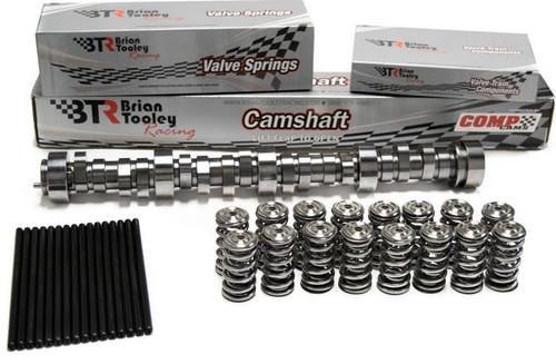Cam Style:Hydraulic roller tappet
Intake Duration at 050 inch Lift:226
Exhaust Duration at 050 inch Lift:231
Duration at 050 inch Lift:226 int./231 exh.
Intake Valve Lift with Factory Rocker Arm Ratio:0.605 in.
Exhaust Valve Lift with Factory Rocker Arm Ratio:0.598 in.
Valve Lift with Factory Rocker Arm Ratio:0.605 int./0.598 exh.
Lobe Separation (degrees):113
Camshaft Gear Attachment:3-bolt
Computer-Controlled Compatible:Yes
Lifters Included:No
Valve Springs Included:Yes
Valve Spring Style:Standard
Outside Diameter of Outer Spring (in):1.306 in.
Retainers Included:Yes
Locks Included:Yes
Valve Stem Seals Included:Yes
Timing Chain and Gears Included:No
Assembly Lubricant Included:No
Pushrods Included:Yes
Intake Overall Length (in):7.400 in.
Exhaust Overall Length (in):7.400 in.
Rocker Arms Included:No
Gaskets Included:No
Valve Springs Required:Yes
Includes steel retainers and black valve stem seals. Timing advanced 4 degrees (113+4 LSA). Please confirm pushrod length for specific head, camshaft, and rocker arm combinations before purchase. Excellent choice for cathedral port 5.3L/6.0L with a wide range of turbochargers.