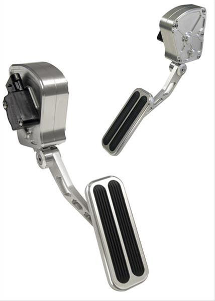 Wiring Harness Included: Yes
Electronic Throttle Control Bracket Included: Yes
Bracket Material: Aluminum
Bracket Finish: Brushed
Quantity: Sold individually.
Notes: Fits models with OEM pedal #25832864, 15847349, or equivalent. All Drive-By-Wire electronic throttle control pedals require 1 electronic throttle control and 1 Drive-By-Wire pedal set.
These Lokar drive-by-wire electronic throttle controls are pre-programmed at the factory for specific applications. They include an application-specific pedal wiring harness that works in conjunction with the OEM wiring harness. The electronic throttle controls are designed for use with Lokar's drive-by-wire pedal assemblies.