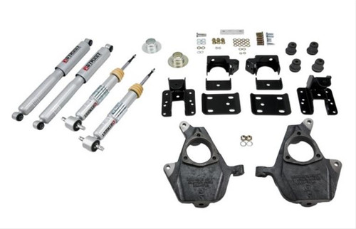 Belltech lowering kits with Street Performance shock absorbers properly lower your sport truck or SUV--the first time. Not only that, they provide you with all the components you need to achieve the look you want, as well as the alignment, performance, and safety you need! All of these kits feature Belltech premium twin-tube Street Performance shocks that set the standards for performance handling. Each lowering kit is model-specific and assures proper fit and function today, tomorrow, and years down the road on your vehicle. Tune your rig with the performance of Belltech lowering kits and Street Performance shocks.