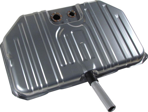 Fuel Tank, Steel, Silver Powdercoated, EFI Swap, Notched Corners, Chevrolet, Kit