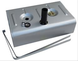 Fuel Tank, Sniper EFI, 16 Gallons Capacity, Steel, Silver Powdercoated, Baffled Sump, Kit