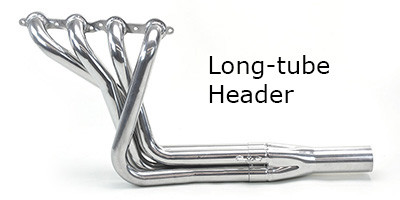 We offer several sizes of headers so you can match them to your engine combination. Our 1 5/8” mid-length headers offer great ground clearance and support up to 400hp. Our 1 ¾” long-tubes will support up to 600hp. For more than 600hp we offer 1 7/8” long-tubes and for big cubic inch monster engines our 2" is a perfect match. Our stepped headers offer great high rpm performance while retaining good low and mid-range power. They all include gaskets, bolts, reducers, and O2 sensor bungs. Click for more info