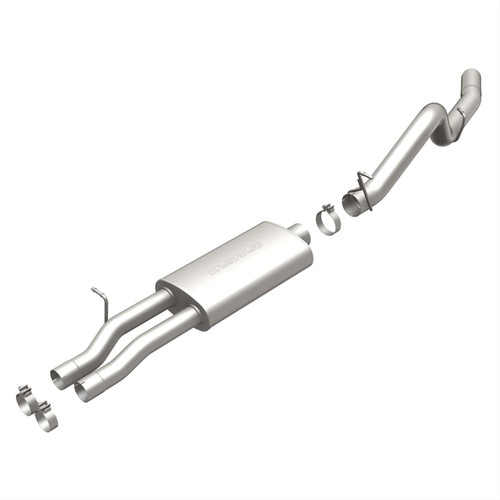 Exhaust System, Cat-Back, Stainless Steel, Polished Stainless Tip, Chevy, GMC, Pickup, 6.0L, Kit