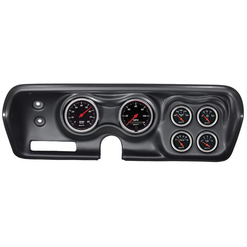 Instrument Cluster, Designer Black Series, Tachometer, Speedometer, Fuel Level, Oil Pressure, Water, Volt, Kit