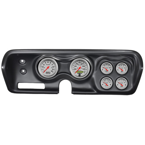Instrument Cluster, Ultra-Lite Series, Tachometer, Speedometer, Fuel Level, Oil Pressure, Water, Volt, Kit