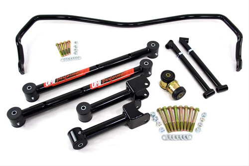 Suspension Package, Rear, Control Arms, Steel, Black Powder-coated, Sway Bar, Buick, Chevy, Olds, Pontiac, Kit