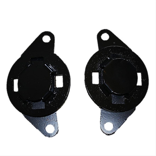 Spring Perches, Bolt-On, Upper, Steel, Black, Ford, Pair