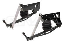 Here's the kit everyone's been talking about, our 1963 - 1972 Cantilever rear bags system. This incredible bag mounting system is 100% bolt-on and offers you 12 inches of suspension travel. It's specifically designed to lay your ride out on wheel packages up to 20 inches, and gives you a better ride than stock. This system was designed to be used with our bolt-on 4-link, or if you've already installed a 4-link, you can purchase one of our weld-on cantilever adapter kits. 

Kit comes in a black powder coated finish. 