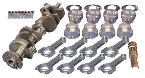 Actual Engine Displacement:6.7L/408
Rear Main Seal Style:1-piece
Bore (in.):4.030 in.
Bore (mm):102.362mm
Engine Stroke (in):4.000 in.
Balanced:No
Harmonic Balancer Included:No
Flexplate Included:No
Flywheel Included:No
Pistons Included:Yes
Piston Material:Forged aluminum
Piston Style:Dish, with a D-shaped cup
Piston Head Volume (cc):+29.00cc
Wrist Pin Style:Floating
Piston Rings Included:Yes
Piston Ring Facing Material:Plasmamoly
Crankshaft Included:Yes
Crankshaft Material:Forged 4340 steel
Engine Balance:Internal
Connecting Rods Included:Yes
Connecting Rod Length Center to Center (in):6.125 in.
Connecting Rod Material:Forged 4340 steel
Connecting Rod Beam Style:H-beam
Rod Bearings Included:Yes
Rod Bearing Undersize (in):Stock
Rod Bearing Undersize (mm):Stock
Main Bearings Included:Yes
Main Bearing Undersize (in):Stock
Main Bearing Undersize (mm):Stock
Cam Bearings Included:No
Gaskets Included:No
Oil Pump Included:No
Camshaft Included:No
Lifters Included:No
Timing Chain and Gears Included:No
Plastigage Included:No
Assembly Lubricant Included:No
Quantity:Sold as a kit.
Notes:Designed for models with 58-tooth reluctor, includes file fit piston rings.