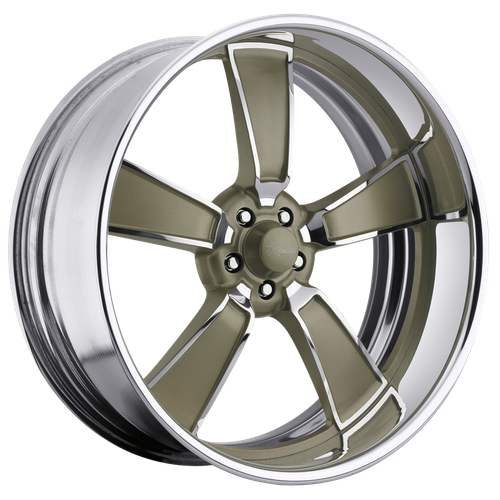 Raceline Billet wheels are CUSTOM BUILT to your order in our Southern California wheel factory. Each wheel center is precisely CNC machined out of a solid 6061 T6 forged billet aluminum disc.After the finishing process, the center is then assembled into a spun aluminum rim to the exact offset you require for your build. These are powdercoated. Polished available for $100 less/wheel.