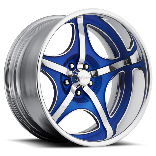 Raceline Billet wheels are CUSTOM BUILT to your order in our Southern California wheel factory. Each wheel center is precisely CNC machined out of a solid 6061 T6 forged billet aluminum disc.After the finishing process, the center is then assembled into a spun aluminum rim to the exact offset you require for your build.