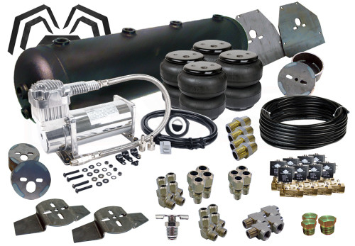Get your C10 DOWN.....or UP with this complete kit that has everything you need to get your baby down! Front, Back and Side-to-Side allows more flexibility, control and overall functionality that will make having bags more enjoyable for you. 
Click on product description for all of the details!
