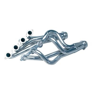 Hedman Husler LS engine swap headers are specifically designed for the installation of an LS Series engine into earlier model vehicles. Constructed from mandrel-bent, 18-gauge steel tubing and available with black paint or Hedman's heat-resistant HTC finish, Hedman Husler LS engine swap headers come with gaskets and hardware.

Mid-length steel headers
Natural finish
Primary Tube Diameter:1 3/4"
Collector Attachment:Ball and socket flange
Collector Diameter:3.000 in.
Cylinder Head Port Shape:Round
Primary Tube Gauge:18-gauge
Flange Thickness: 3/8"
Bolts/Studs Included
Gaskets & Reducers Included
1970-1981 F-Body [Camaro/Firebird with 4.8, 5.3, 6.0 and 6.2]