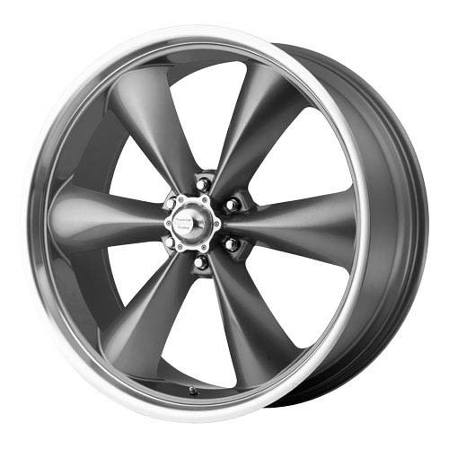 If you like American Racing's popular Torq-Thrust D wheels, then you'll love these American Racing Classic Torq-Thrust II wheels. The 2-piece alloy American Racing Classic Torq-Thrust II wheels are available with a gray painted center and polished rim and feature the same 5-spoke design as the Torq-Thrust Ds.