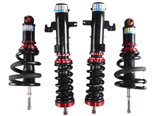 Damper CoilOvers Suspension Kit for 13+ Chevrolet Camaro

Mono-Tube, Top Mount, 32 Step Damper & Ride Height Adjustable

Street Sport Spring Rate: Front 8kg(447 lb/in) / Rear 12KG (670 lb/in)

Highlights:

- 32 Step Damper Adjustable
- Precise control damp valve, Operates smoothly on all road surfaces
- Expansion/Suppression of shock adjustment
- Height and low adjustable, Superb road holding qualities and great looks
- Single Cylinder, or Mono-Tube Design, with Larger cylinder and piston design, advances driving stability and dexterity
- ARTC Durability Test & Salt Spray Fog Test, Guaranteed with Top Quality Material and Long Durability

 