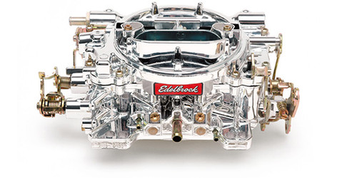 (CALIBRATED FOR PERFORMANCE) 
Designed and calibrated for optimum street performance in small-block and some big-block engines. Match with a variety of manifolds that include Edelbrock Performer, Performer EPS, Performer RPM, RPM Air-Gap, Torker II or other brands of similar design. Includes both timed and full vacuum ports for ignition advance. Electric choke #1478 can be added if needed. Comes with: Metering Jets - Primary .100, Secondary .095; Metering Rods - .070 x .047; Step-Up Spring - orange (5" Hg). Use Carb Studs #8008 or #8024 if needed. EnduraShine Finish