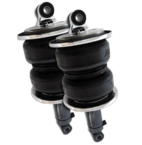 Whether you have a custom chassis or hot rod, AirLift Performance has the solution to your air suspension needs. Our SlamAir shocks are designed to mount in place of the coil springs and shocks to give you the ground hugging stance you are looking for while retaining driveability.

Our double bellow style SlamAir shocks are normally used in the front of a vehicle in order to support the weight. While the sleeve style SlamAir shocks can be found in the rear to ensure the best possible ride quality. Along with the ability to adjust height, these twin tube shocks also have 9 different damping settings to fine tune the ride comfort and handling performance to your personal taste.

With four different lengths and multiple end mounting options, Air Lift Performance SlamAir shocks can be tailored to fit almost any application!

Features

Bellows Style Air Spring
9-way adjustable damping
Compressed Length: 11.45" / 11.11"
Extended Length: 17.03" / 16.69"
Finish: Black Powdercoat
Total Stroke: 5.18"
Load Capacity: 1730 lbs. @ 100 PSI
Designed Ride Height: 13.9" – 15.0"