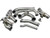 Single Big T4 Turbo Provision, Supports 700-800 WHP. Upgrade to T6 Provision to support 1,200 WHP

60mm V-band Wastegate and 50mm BOV Provision.

2.5" Cross Pipe, Excellent Ground Clearance. Above Oil Pan Level.

3" Turbo Downpipe then Enlarged to 3.5" Exhaust Pipe

Stainless Steel 1.65" Runner Tube
T4 Turbo Elbow Adapter. Flexible Fitment For Many Turbos
60mm Vband Wastegate Provision
2.5" Cross Pipe with Vband Connections
Comes with 60mm WG Dump Tube

Downpipe:
2 pcs 3" Downpipe Connects to Turbo (Fits Turbo with 3" V-band Exhaust Outlet)
3.5" Straight Exhaust Pipe