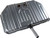 Fuel Tank, Steel, Silver Powdercoated, EFI Swap, Notched Corners, Chevrolet, Kit