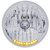 Headlight Conversion, 7 in. Crystal, Amber Auxiliary Lights, H6017, H6024, Each