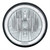 Headlight, Conversion, Round, Crystal Headlight with White LED Halo Ring, 7.00 in. Diameter, Each