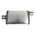 Muffler, 3.00 in. Inlet/3.00 in. Outlet, Stainless Steel, Natural, Each