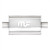 Muffler, Race Series, 3.50 in. Inlet/3.50 in. Outlet, Stainless Steel, Polished, Each
