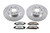 Brake Rotors/Pads, Drilled/Slotted, Iron, Zinc Dichromate Plated, Front, Cadillac, Chevy, GMC, Kit