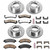 Brake Rotors and Carbon Ceramic Pads, Truck and Towing, Drilled/Slotted, Front/Rear, Chevy, GMC, Kit