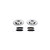 Brake Rotors/Pads, Cross-Drilled/Slotted, Iron, Zinc Dichromate Plated, Kit