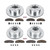 Brake Rotors/Z36 Pads, Drilled/Slotted, Iron, Zinc Plated, Front/Rear, Ford, Kit