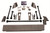 QuadraLink Rear Suspension, Steel, Black Powdercoated, Chevy, Pontiac, Kit