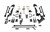 Four Link Kit, Double Adjustable Coilovers with Remote Reservoir, 1970-81 Pontiac Firebird, Trans Am, Includes Axle Brackets for 3 in. Tubes, Kit