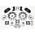Disc Brakes, Classic Series Dynalite, Front, Solid Surface Rotors, Gray Calipers, Ford, Mercury, Kit