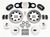 Disc Brakes, Front, Big Brake, Cross-Drilled, Slotted Rotors, 4-Piston Calipers, Ford, Kit