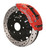 Disc Brakes, Front, Dynalite Pro, Cross Drilled/Slotted Surface Rotors, 6-Piston Red, Calipers, GM, Kit