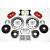 Disc Brakes, Rear, Superlite 4R, Cross-Drilled/Slotted Rotors, 4-Piston Black Calipers, Big Ford Ends, Kit