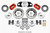 Disc Brakes, Dynalite Pro, Front, Manual, Red Calipers, Dodge, Plymouth, OE Drum Brake Spindles Only, Kit