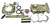 This adapter kit adapts either 2wd or 4wd late model 4L60E with removable bell housing to the GM NP205 with 10 spline male input. The adapter kit includes a two piece adapter assembly with VSS sensor, tone wheel, new short 4L60E main shaft, 27 x 10 spline coupler, oring, gasjets and fastening hardware. 

The 51-0405 adapter was designed to make this style of 4L60E look just like a 700R. By incorporating a new clamp-on reluctor ring and sensor on this adapter, a 40 pulse per output shaft revolution signal is generated for the drivetrain control module. This adapter kit comes with a new clamp-on reluctor ring that should be installed on the new 700R output shaft that is also part of this kit. This clamp-on reluctor ring clamps over the stock governor gear on the 700R output shaft. We have provided two reluctor sensor locations to choose from in the adapter. The hole not being used will need to be plugged with the plug provided. 

The one piece GM 700R4 output shaft used in this kit is made out of 4340 alloy steel. This output shaft is manufactured with the highest quality materials and standards as the OEM output shaft. 
