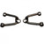 Porterbuilt tubular upper control arms are built using thick-wall DOM tubing and CNC cut 3/16 pickeled plate steel. All bushing pivot tubes and ball joint cups are TIG welded