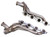 One Set of DIY LS1/LSx Twin Turbo Manifolds /Headers, With T3/T4 Turbo Flanges and 3"" SS U Tube

This is an Universal or DIY Turbo Header, Without Turbo Flange Welded.You Can Customize Your Turbo Setup Using These Headers. We Have Test Fitted Them with Pontiac GTO, Supra MK3, RX-7 FC, 240SX S13/S14. With Its Tight Bent Runner and Curved Upward Outlet, Should Fit Many Other LSx Twin Turbo Applications. It Clears Stock LS Motor Accessories, Such As Alternator, Water Pump etc.

You Can Also Modify Them to Make a Single Turbo Setup as Well.