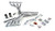 1988-1998 GM Trucks LS Conversion Kit

This swap kit is for 1988-1998 GM ½ ton 2 wheel drive trucks and SUVs. It was designed around our GM LH8 oil pan. Unlike most LS swap parts on the market this kit replaces the frame brackets in addition to the mounts so you'll have clean mounting of your engine and not a mix of parts that are weak and don't work together properly. The frame brackets bolts into existing holes in the frame and and locates the engine to give you the most options for front accessories drives. Unlike others, our kit positions the engine so there is no steering interference and maintains the proper drive-line angle for smooth highway cruising. It provides clearance for the factory AC box, power brake booster, and aftermarket suspension components.  We offer a complete line of headers that give unparalleled performance and ground clearance with sizes that are matched to your engine combo. These combined parts offer an easy, strong, and clean installation of your LS engine. 