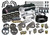 (4) EASYSTREET D2500 DOMINATOR BAG
(1) 82-03 CHEVY S-10/SONOMA/BLAZER/JIMMY FRONT BRACKETS
(1) UNIVERSAL REAR OVER AXLE BRACKETS
(1) 8-PIECE NOTCH
(1) UNIVERSAL 1.25" TRIANGULATED 4-LINK KIT
(2) VIAIR 380C COMPRESSORS
(1) 5-GALLON 9-PORT TANK (BLACK OR SILVER)
(1) 50' OF 3/8" NYLON D.O.T. AIR LINE
(8) DANZ 250 PSI, 3/8" NPT VALVE WITH 15mm ORIFICE
(4) 3/8" STREET TEE
(4) 3/8" HEX NIPPLE
(4) 3/8" LINE x 3/8" PIPE MALE COMPRESSION STRAIGHT
(4) 3/8" LINE x 3/8" PIPE MALE COMPRESSION ELBOW
(4) 3/8" LINE x 1/2" PIPE MALE COMPRESSION ELBOW
(4) 3/8" LINE x 1/2" PIPE MALE COMPRESSION STRAIGHT
(1) 1/4" HEX PLUG
(2) 1/2" HEX PLUG
(1) 1/4" PIPE DRAIN COCK
(1) 7 ROCKER SWITCH CONTROLLER (BLACK)
(1) 200psi PRESSURE SWITCH
(8) VALVE MOUNTING BRACKETS
(1) COMPRESSOR MOUNTING BRACKET
(1) 1/4" WATER TRAP (BLACK OR SILVER)
(1) 1/4" HEX NIPPLE